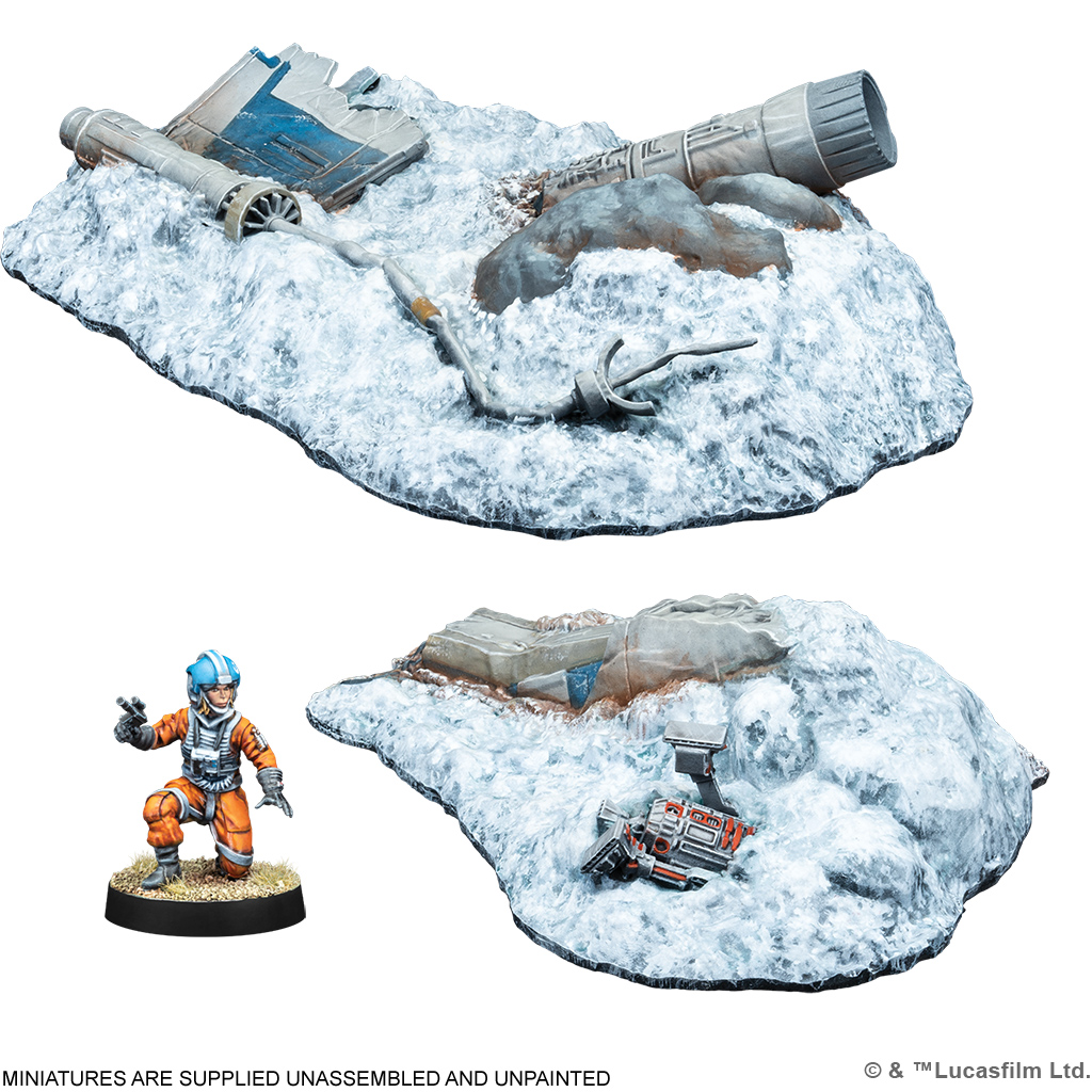 Star Wars : Legion - Crashed X-wing Battlefield Expansion